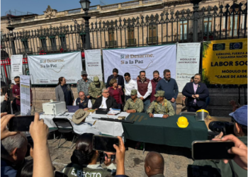 Arranca en Morelia la primera Feria del Bienestar y Desarme del Plan Michoacán por la Paz y la Justicia