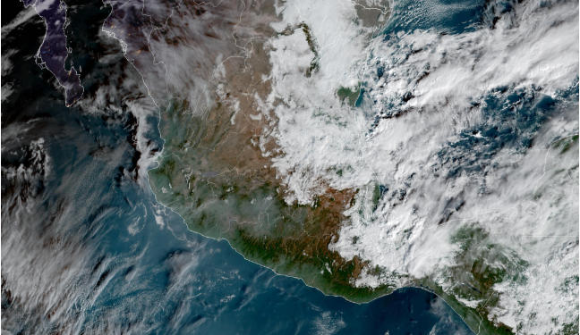 Jueves, continuando las lluvias fuertes a muy fuertes y aire polar sobre México.