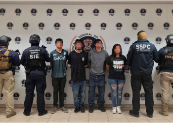 SSP, SSPC y FGE rescatan víctima privada de la libertad y detienen a 4 implicados