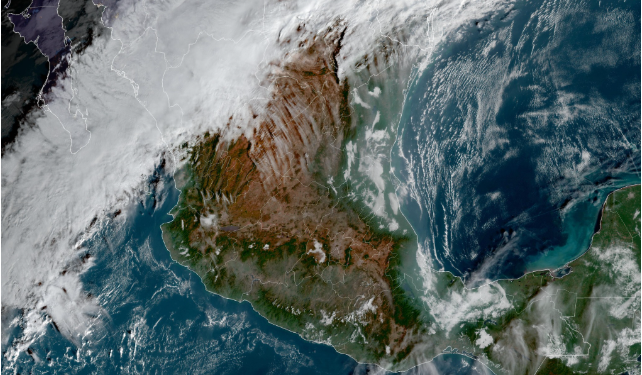 Jueves, con lluvias fuertes debido a la interacción de diversos sistemas meteorológicos.
