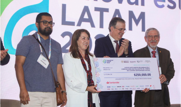 ENTREGAN MARGARITA GONZÁLEZ SARAVIA Y MARCELO EBRARD PREMIOS “IMPI A LA INNOVACIÓN MEXICANA” Y “CREADORES DEL FUTURO LATAM”