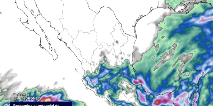 IMPORTANTE: En las próximas horas ingresará un nuevo frente frío impulsado por una masa de aire polar-ártica; provocará lluvias y viento en México.