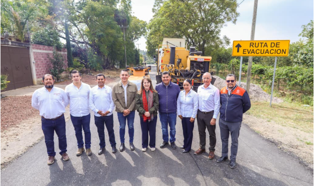 FORTALECE MARGARITA GONZÁLEZ SARAVIA DE MANERA HISTÓRICA RUTAS DE EVACUACIÓN DEL POPOCATÉPETL