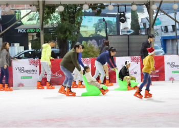 Este sábado arranca la Villa Navideña con pista de hielo y espectáculo de patinaje