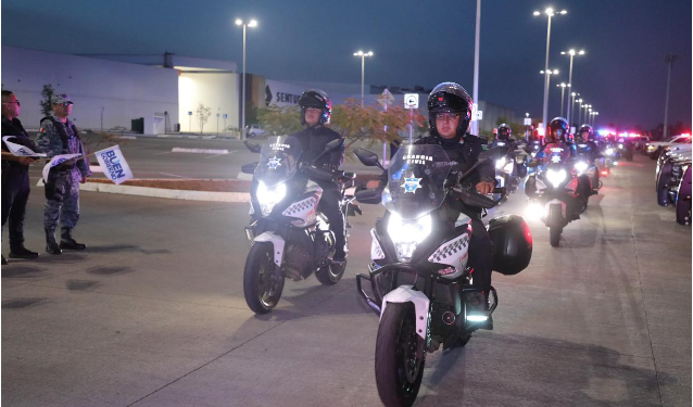 SSP refuerza vigilancia en Zamora y Jacona con 31 agentes motorizados