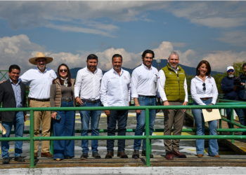 Julio Arreola arranca rehabilitación de plantas tratadoras para sanear el Lago de Pátzcuaro