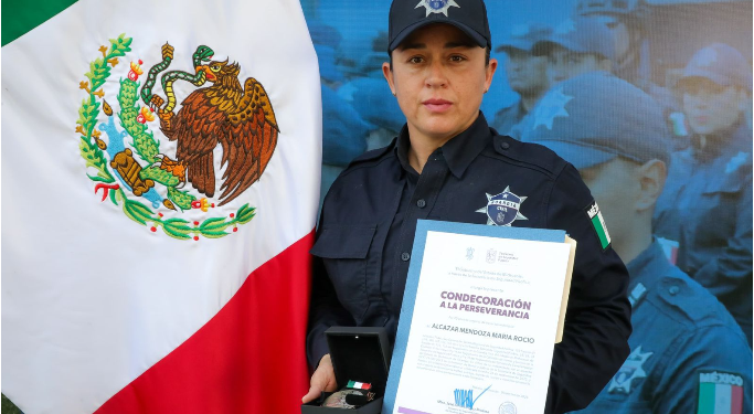 SSP fortalece la carrera policial con reconocimientos, ascensos y profesionalización permanente