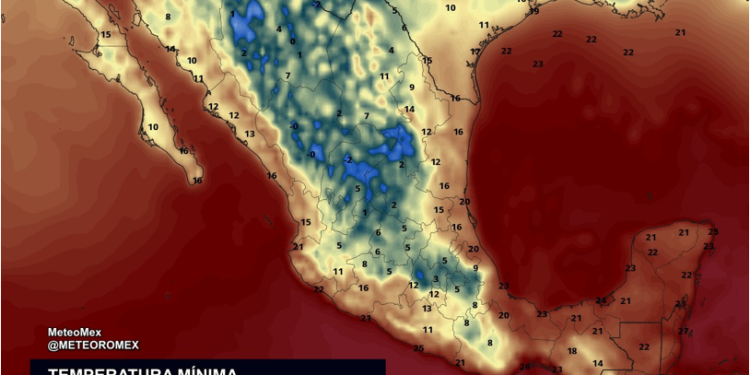 ¡Abrígate muy bien! Por tercer día consecutivo tendremos temperaturas muy frías en las próximas horas en México.