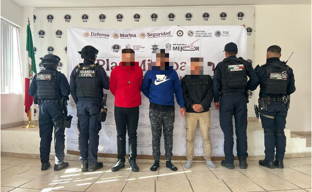 SSP detiene a 3 extranjeros presuntamente vinculados a extorsión en Morelia