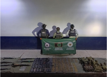 Asegurados en 2025 más de mil 600 explosivos y 700 armas: SSP