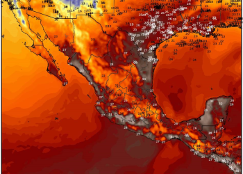 Martes, con tiempo estable y caluroso sobre gran parte de México.