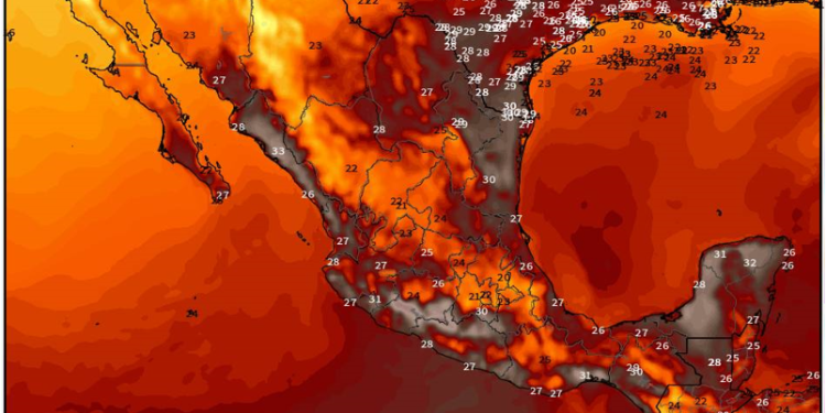 Martes, con tiempo estable y caluroso sobre gran parte de México.