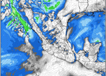 Viernes, con temperaturas calurosas previo al ingreso de la masa de aire polar-ártica en México.