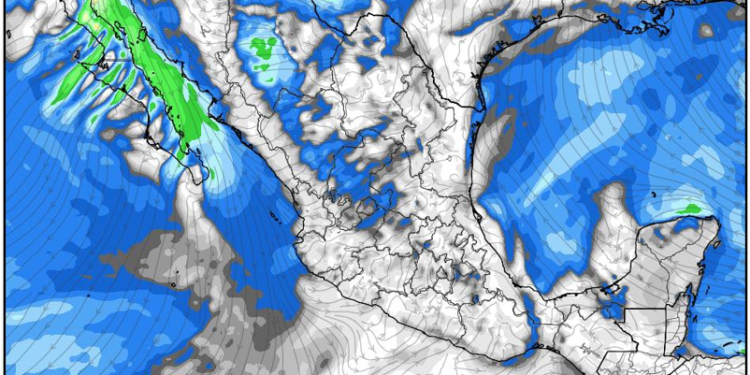 Viernes, con temperaturas calurosas previo al ingreso de la masa de aire polar-ártica en México.