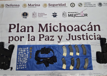 SSP detiene en Morelia a dos presuntos integrantes de una célula delictiva
