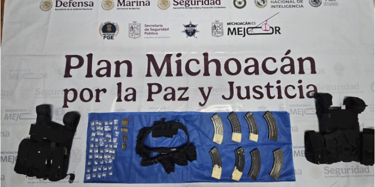 SSP detiene en Morelia a dos presuntos integrantes de una célula delictiva