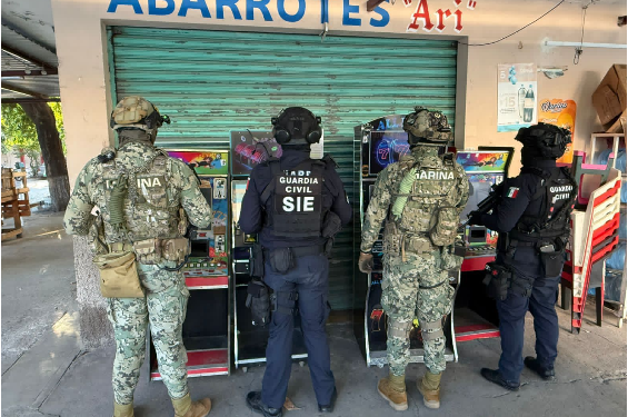 Avanza estrategia contra la extorsión con decomiso de tragamonedas en Morelia, Uruapan y Apatzingán: SSP