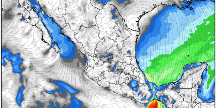 Domingo, con lluvias fuertes a muy fuertes y temperaturas contrastantes en México.