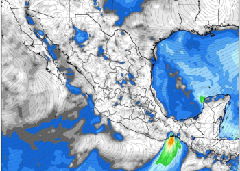 Martes, con lluvias fuertes a muy fuertes con presencia de aire ártico modificado en gran parte de México.