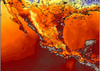 Jueves, con lluvias aisladas y temperaturas templadas a calurosas en México.