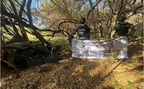 SSP desactiva 48 artefactos explosivos improvisados en Apatzingán