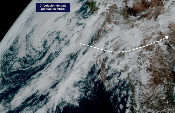 La futura Tormenta Invernal Fern se aproxima; en las próximas horas ingresará sobre México.