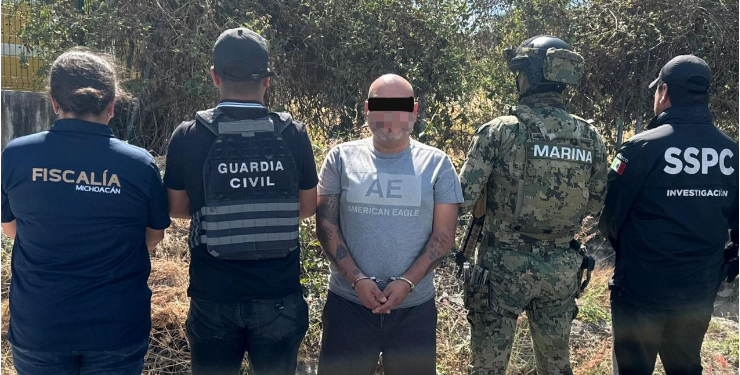 Con apoyo de SSP, detienen en Morelos a presunto responsable del homicidio de una familia de Morelia