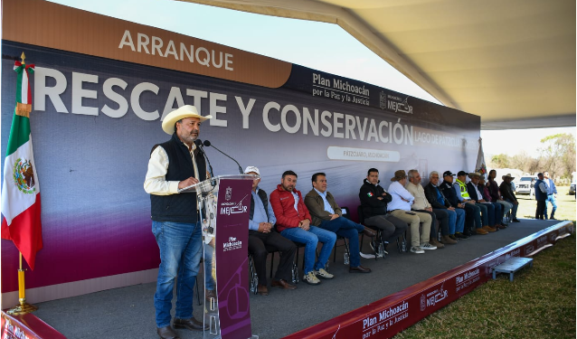 Julio Arreola refrenda compromiso de Pátzcuaro con el rescate del Lago