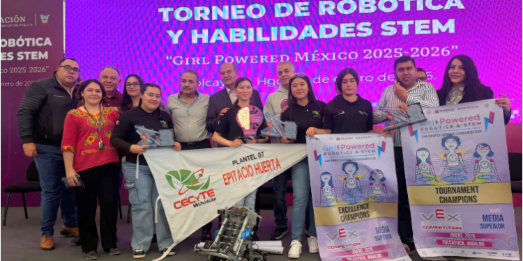 ¡Alumnas del Cecytem se van al mundial de robótica en EE.UU.!