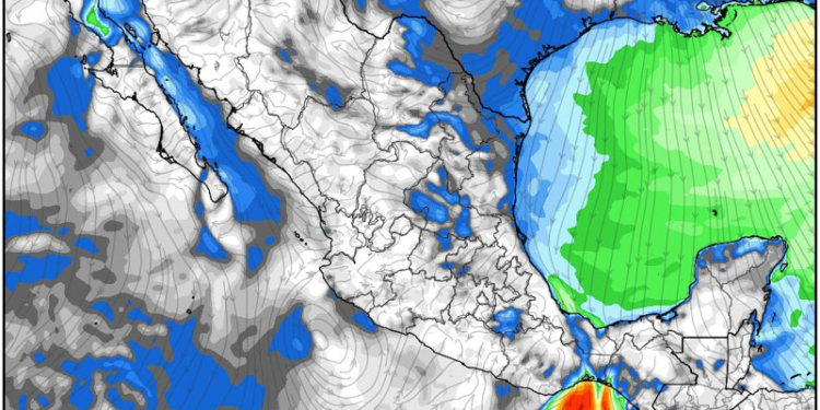 Sábado, con lluvias fuertes y aire ártico extendido en gran parte de México.