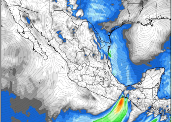 Lunes, con temperaturas contrastantes y lluvias aisladas en el territorio mexicano.