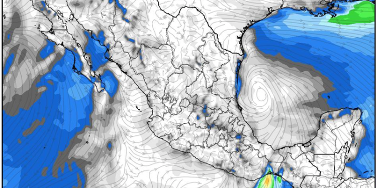Viernes, disminuyendo las lluvias y con aire ártico modificándose en México.
