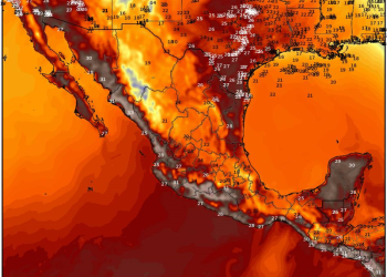 Domingo, con lluvias dispersas en la región norte mientras el tiempo estable predomina en el resto de México.