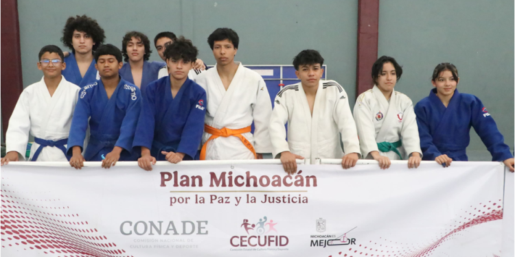 El selectivo estatal de judo reúne a talentos del Plan Michoacán por la Paz y la Justicia