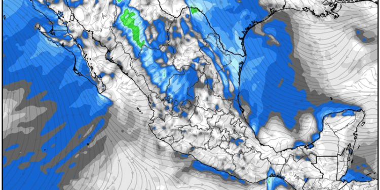 Viernes, con tiempo invernal en el noroeste de México debido a una nueva masa de aire frío.