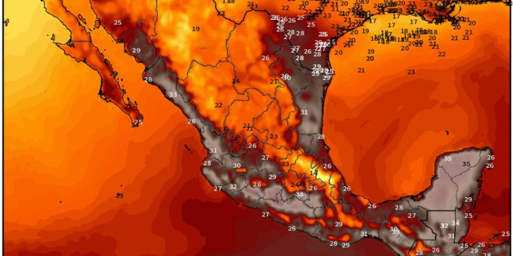 Domingo, con débil aire polar refrescando determinadas regiones de México.