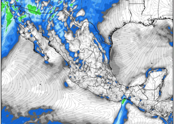 Lunes, con tiempo contrastante: un anticiclón presente mientras una masa de aire frío se aproxima.