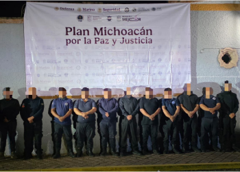 Detenidos 11 policías municipales de Ecuandureo relacionados con presuntas actividades delictivas