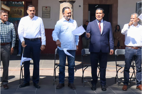 Julio Arreola encabeza arranque de brigadas de vacunación contra el sarampión en Pátzcuaro