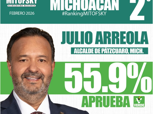 Julio Arreola, segundo mejor alcalde de Michoacán y Top 16 en México