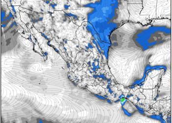 Sábado, con lluvias fuertes y temperaturas calurosas en gran parte de México.