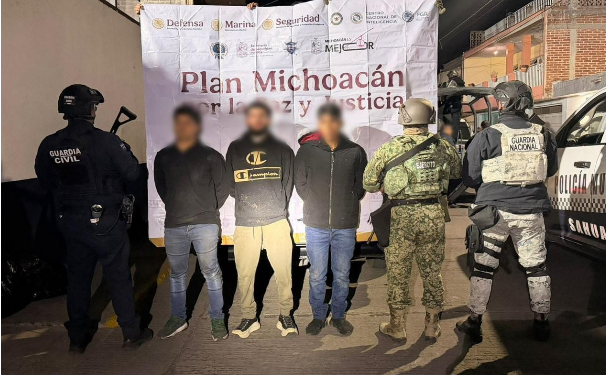 Detenidos en Jiquilpan estarían relacionados con los disparos con arma de fuego contra la alcaldía el 22 de febrero