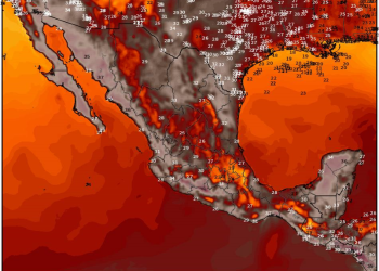 Domingo, continuando las altas temperaturas en México: no se descartan lluvias dispersas.