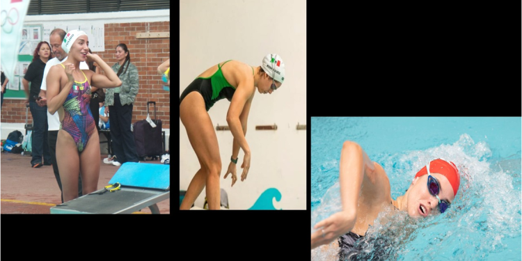 Nadadoras mexicanas con tres bronces en Estados Unidos