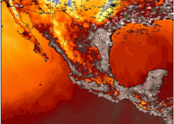 Sábado, con lluvias fuertes y granizadas debido al ingreso de un nuevo sistema frontal en México.