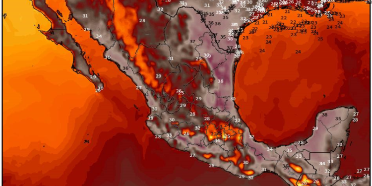 Domingo, con temperaturas muy calurosas en gran parte de México; aire ártico llegará al anochecer.