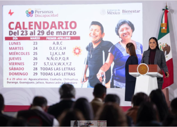 Del 23 al 29 de marzo, registro a la Pensión para Personas con Discapacidad: Ariadna Montiel