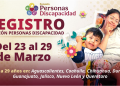 Gobierno de México instala Módulos de Bienestar para el registro a la Pensión para Personas con Discapacidad del 23 al 29 de marzo