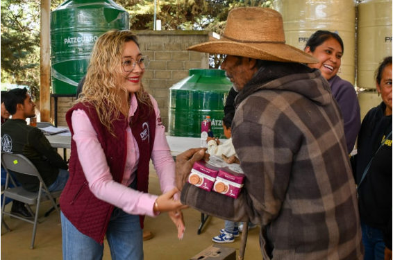 Con bienestar y cercanía, se fortalece la tranquilidad en comunidades de Pátzcuaro: Andrea Rodríguez