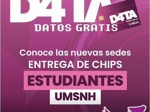 ¡Atención nicolaitas! Módulos del Programa D4TA llegan a Lázaro Cárdenas, Uruapan y Zamora